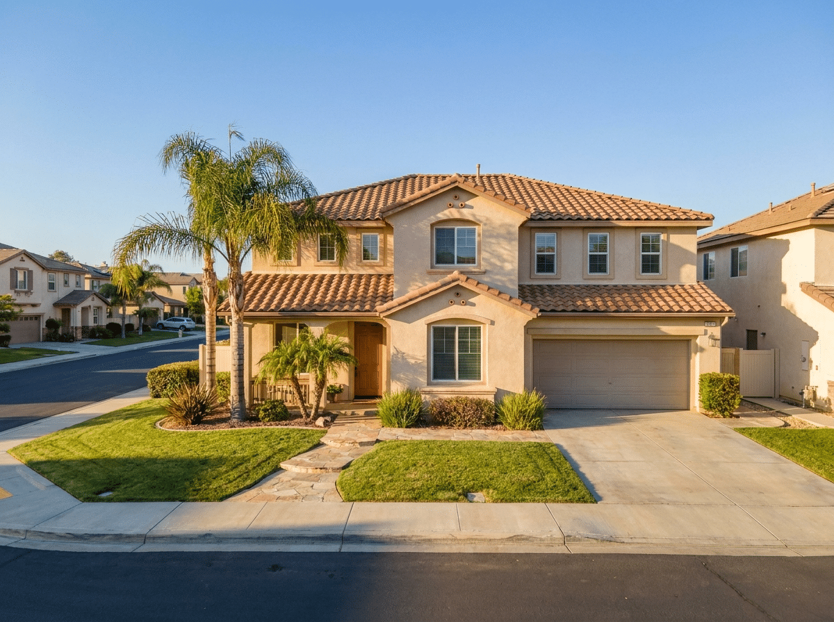 Single-family rental home exterior in Temecula CA — how to raise rent in California guide for landlords