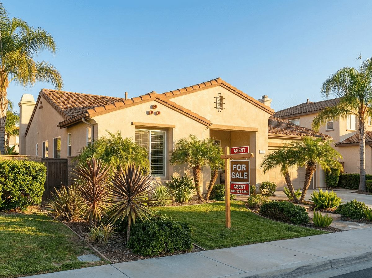 Single-family home for sale in Southern California with tenants
